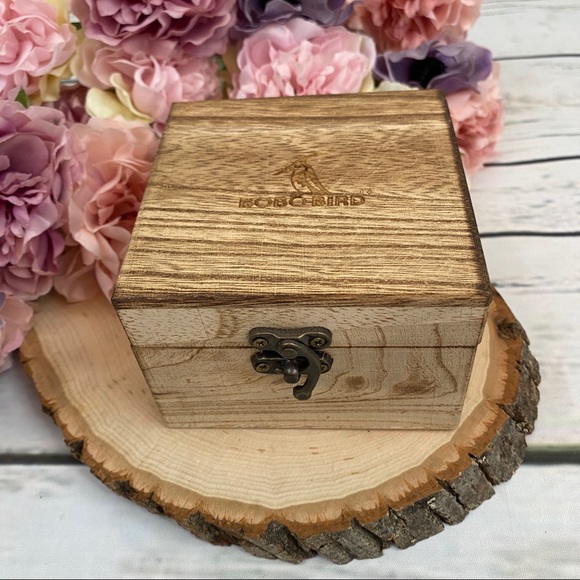 Luxury Zebra and Ebony Wood Chronograph Military Quartz Watch - Picture 6 of 16